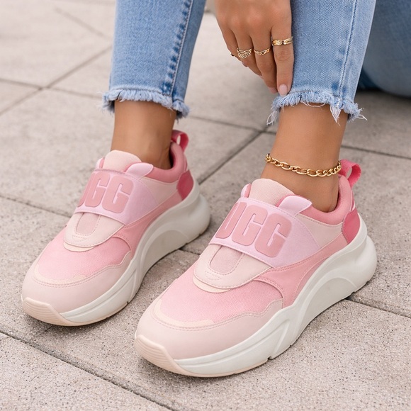 UGG Shoes - UGG LA Flex Rose Water Gradient Logo Chunky Sneakers